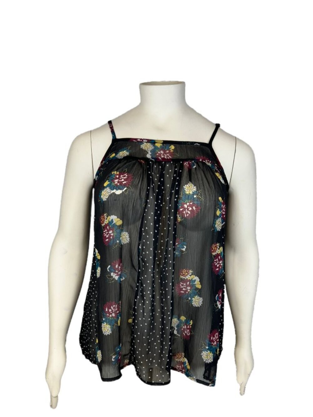 Women's Torrid black sheer tank top size 0